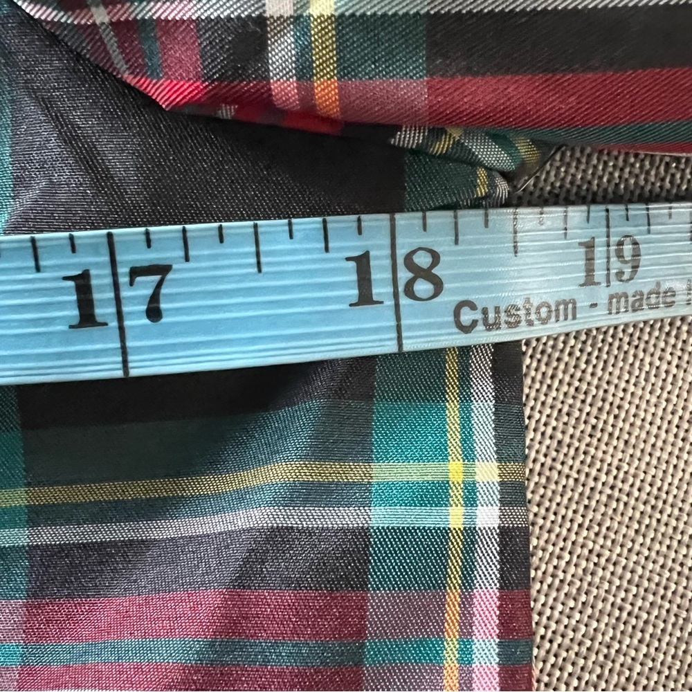 Tuckernuck Palmerston mini dress ladies size xs highland tartan plaid red black - Picture 10 of 11